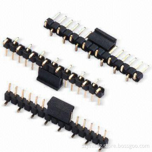 2.0mm Single Row SMT Pin Headers with Cap, 2 x 2 to 2 x 40 Positions and Sn Contact Plating